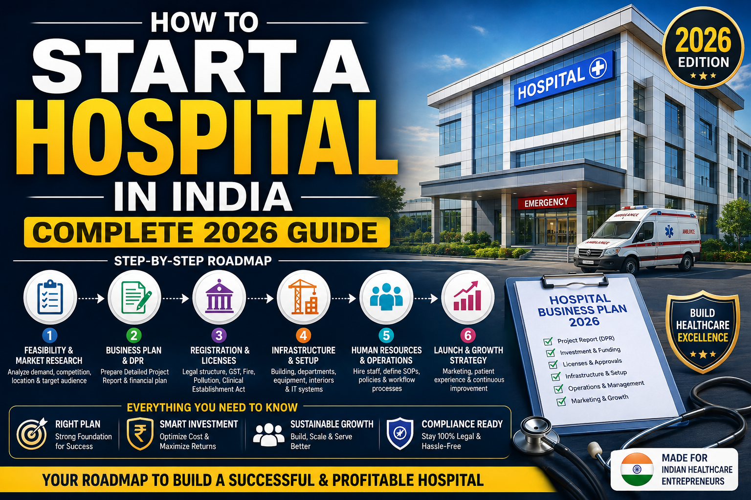 How to Start a Hospital in India