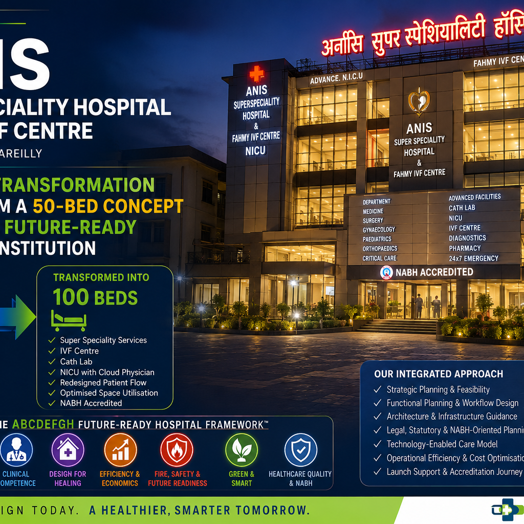 From 50 to 100 Beds: How We Built a Future-Ready Super-Specialty & IVF Hospital From Land to NABH